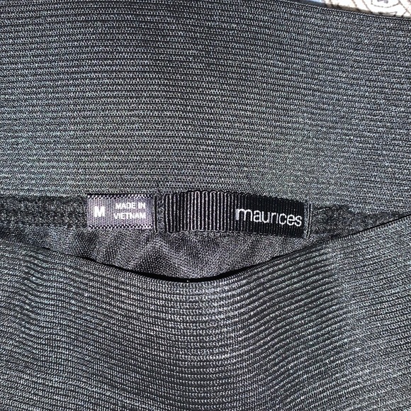 NWOT Women’s Maurice’s Black Satiny Pick Ups Bubble Mini Skirt (Medium) - Picture 4 of 6